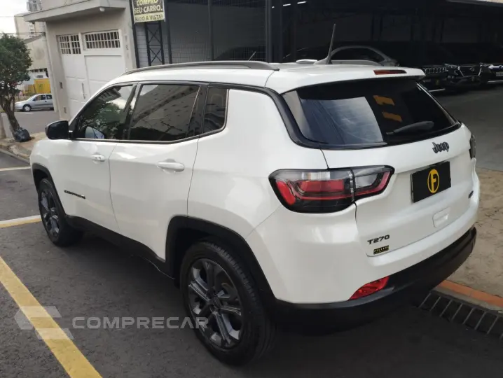 Compass 1.3 16V 4P FLEX LONGITUDE 80 ANOS T270 TURBO AUTOMÁT