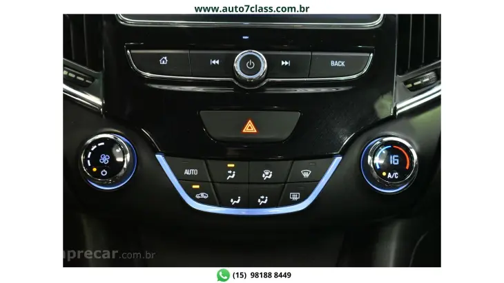 CRUZE SEDAN - 1.4 TURBO LTZ 16V 4P AUTOMÁTICO