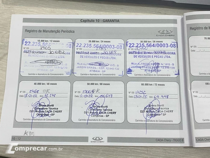 TIGGO 8 1.6 TGDI GASOLINA TXS DCT