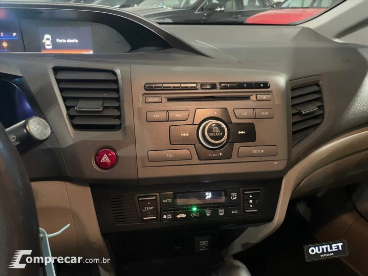 CIVIC 1.8 LXS 16V FLEX 4P AUTOMÁTICO