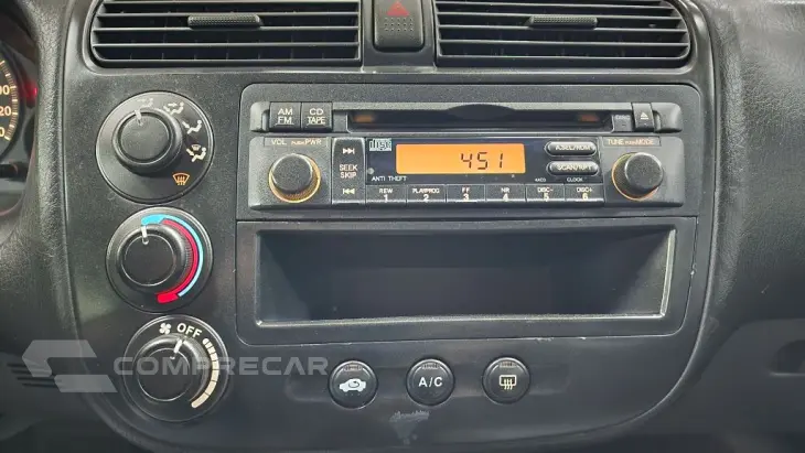 Civic Sedan LX/LXL 1.7 16V 115cv Aut. 4p