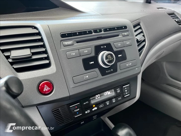 CIVIC 1.8 LXS 16V FLEX 4P AUTOMÁTICO