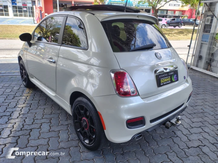 FIAT 500 1.4 SPORT AIR 16V COM TETO SOLAR