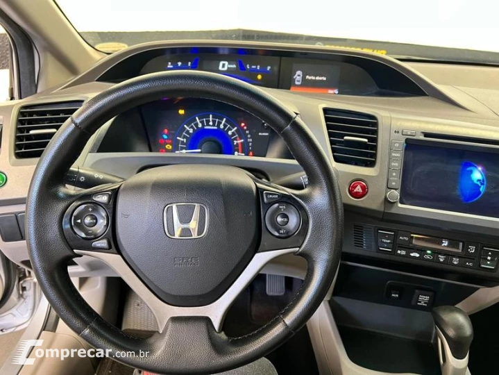 CIVIC 1.8 LXS 16V FLEX 4P AUTOMATICO
