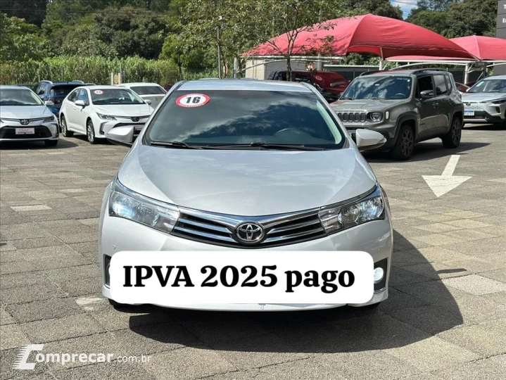 COROLLA 1.8 GLI 16V FLEX 4P AUTOMÁTICO