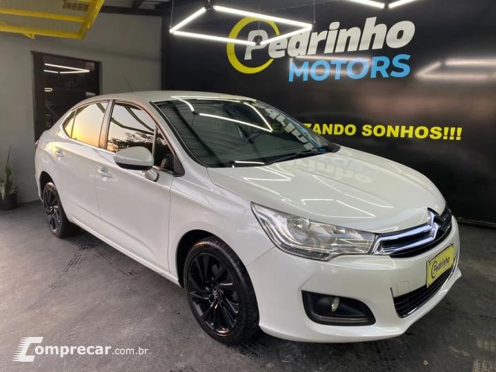 C4 Sedan 1.6 16V 4P FLEX LOUNGE TURBO THP BVA AUTOMÁTICO