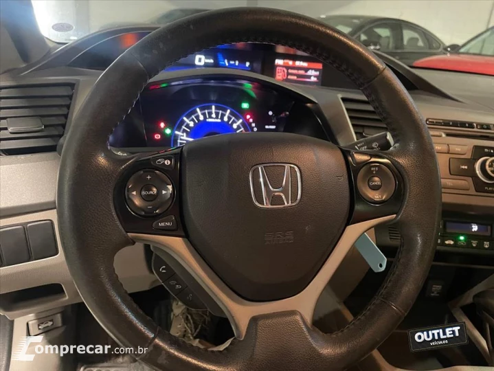 CIVIC 1.8 LXS 16V FLEX 4P AUTOMÁTICO