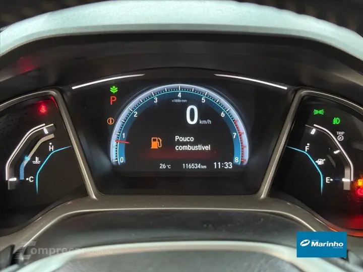 CIVIC 1.5 16V TURBO GASOLINA TOURING 4P CVT