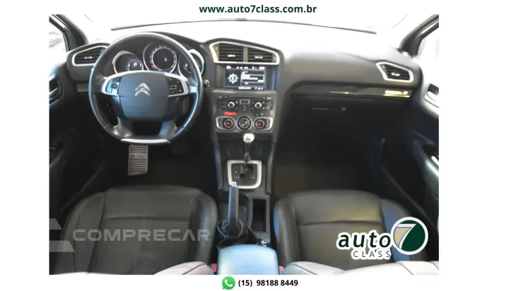 C4 LOUNGE - 1.6 EXCLUSIVE 16V TURBO 4P AUTOMÁTICO