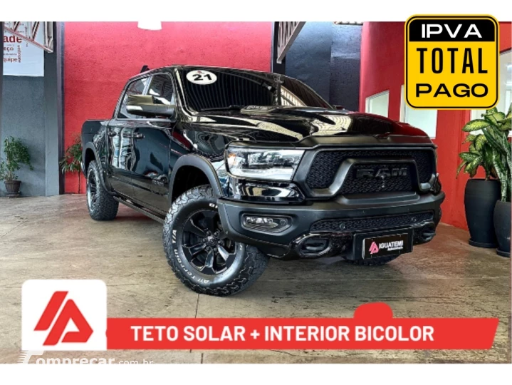 1500 5.7 V8 GASOLINA REBEL CD 4X4 AUTOMÁTICO