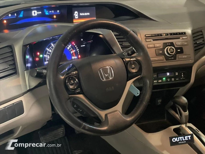 CIVIC 1.8 LXS 16V FLEX 4P AUTOMÁTICO