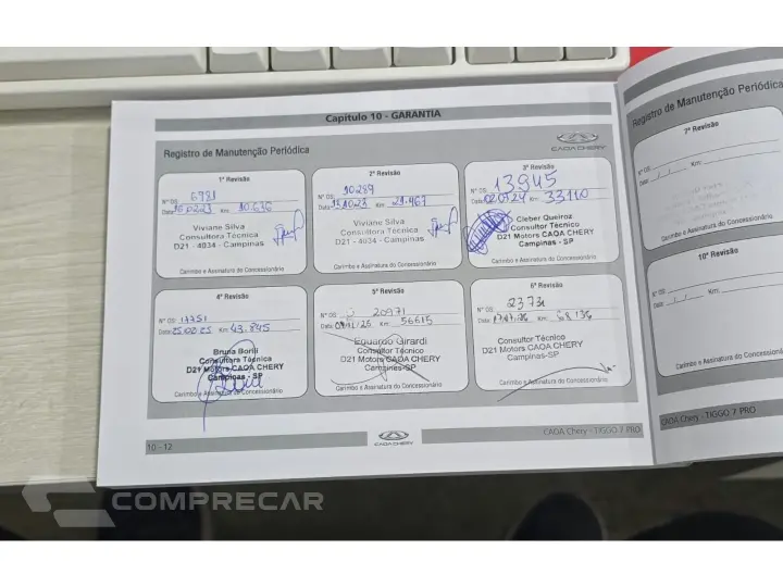 TIGGO 7 PRO 1.6 TGDI GASOLINA DCT