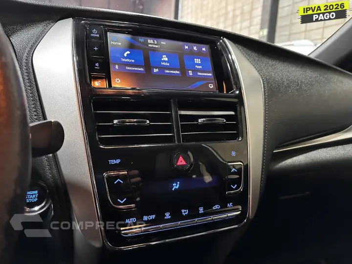 YARIS 1.5 16V FLEX XLS CONNECT MULTIDRIVE