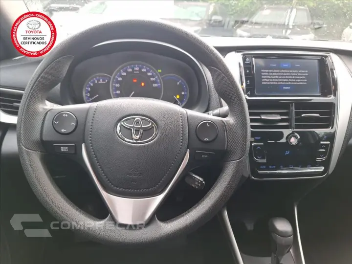 YARIS 1.5 16V FLEX SEDAN XL PLUS CONNECT MULTIDRI