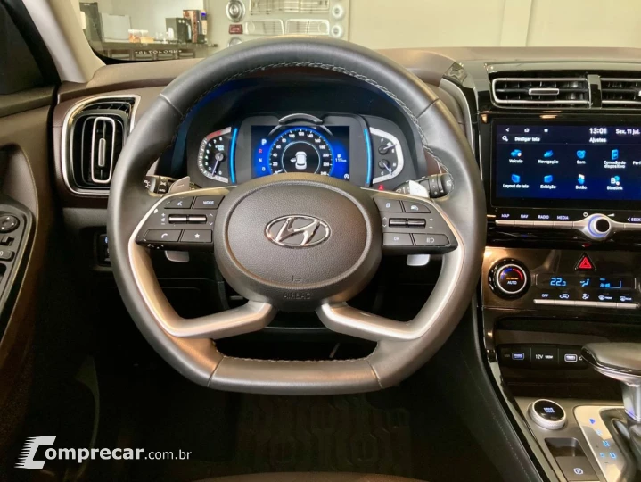 Creta 1.0 12V 4P FLEX TGDI TURBO PLATINUM AUTOMÁTICO