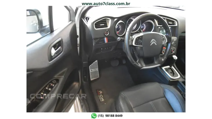 C4 LOUNGE - 1.6 EXCLUSIVE 16V TURBO 4P AUTOMÁTICO