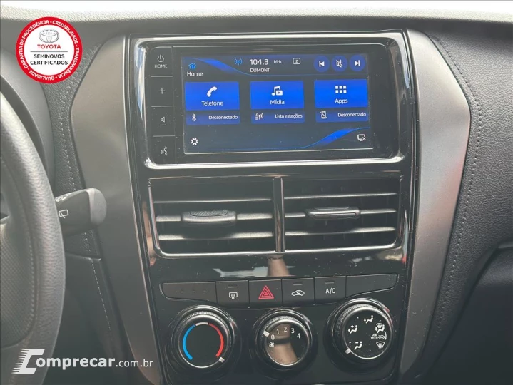YARIS 1.5 16V FLEX SEDAN XL MULTIDRIVE