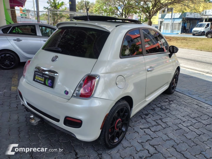 FIAT 500 1.4 SPORT AIR 16V COM TETO SOLAR