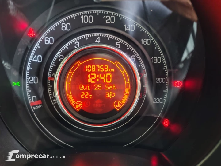 FIAT 500 1.4 SPORT AIR 16V COM TETO SOLAR