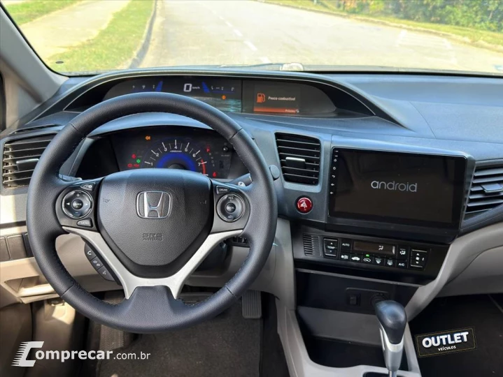 CIVIC 2.0 LXR 16V FLEX 4P AUTOMÁTICO