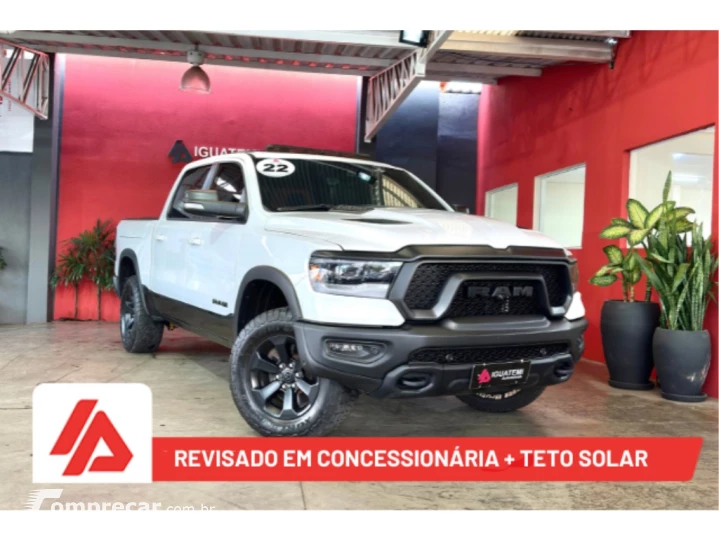 1500 5.7 V8 GASOLINA REBEL CD 4X4 AUTOMÁTICO