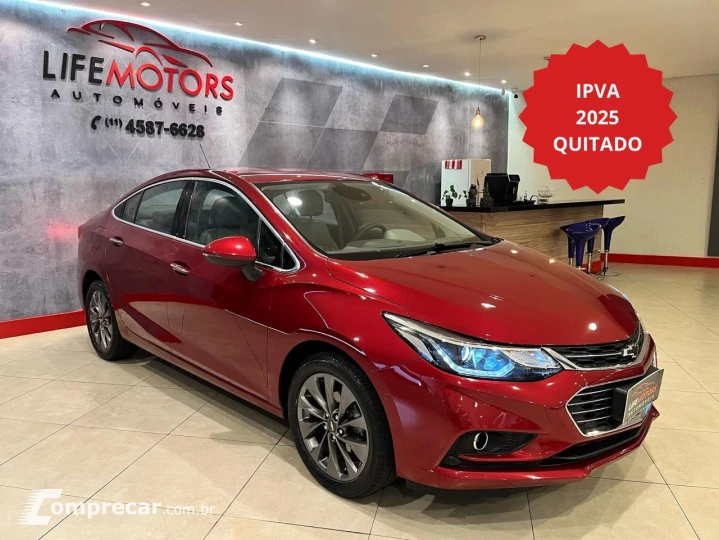 Cruze Sedan 1.4 16V 4P LTZ 2 FLEX TURBO AUTOMÁTICO