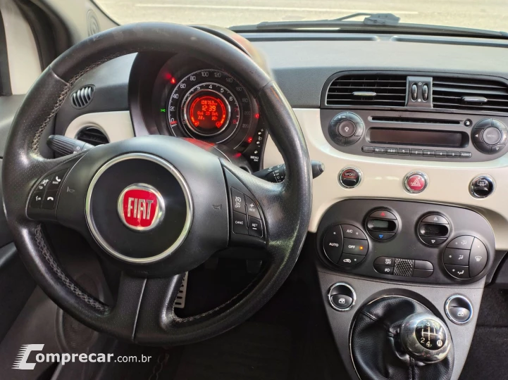 FIAT 500 1.4 SPORT AIR 16V COM TETO SOLAR