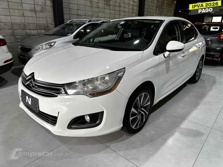 C4 LOUNGE 1.6 TENDANCE 16V TURBO GASOLINA 4P AUTOMÁTICO