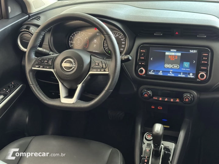 Kicks 1.6 16V 4P FLEXSTART EXCLUSIVE XTRONIC AUTOMÁTICO CVT