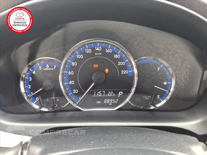 YARIS 1.5 16V FLEX SEDAN XL PLUS TECH MULTIDRIVE