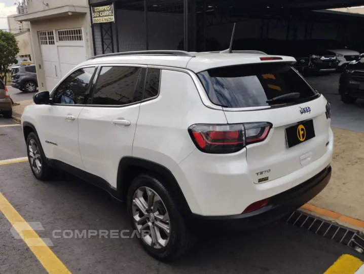 Compass 1.3 16V 4P FLEX LONGITUDE 80 ANOS T270 TURBO AUTOMÁT