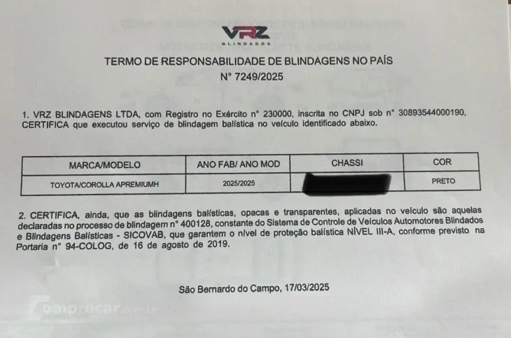 Corolla Altis Prem. 1.8 Aut. (Híbrido)