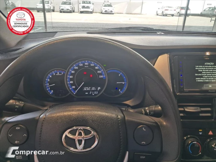YARIS 1.5 16V FLEX SEDAN XL LIVE MULTIDRIVE