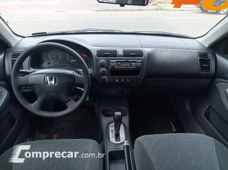 CIVIC 1.7 LX 16V GASOLINA 4P AUTOMÁTICO