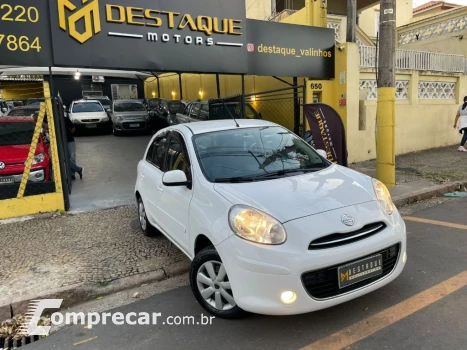 NISSAN MARCH S 1.0 16V Flex Fuel 5p 4 portas