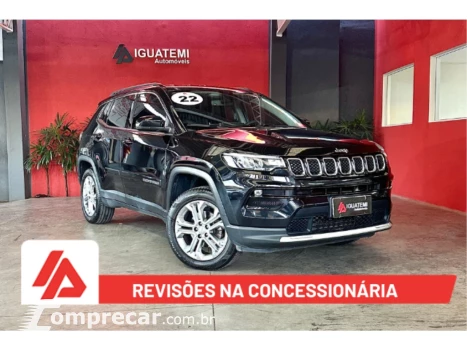 JEEP COMPASS 1.3 T270 TURBO FLEX LONGITUDE AT6 4 portas