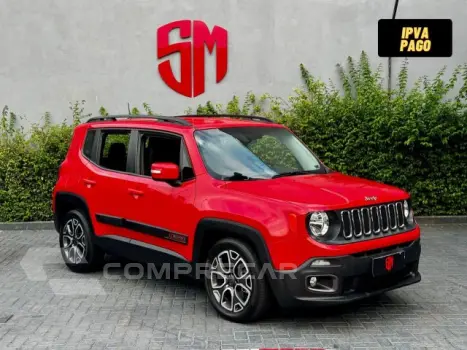 JEEP RENEGADE - 1.8 16V LONGITUDE 4P AUTOMÁTICO 4 portas