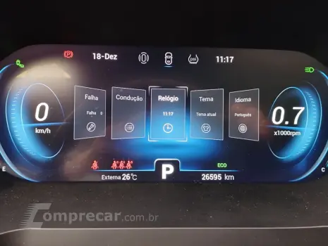 Tiggo 7 Pro 1.6 16V 4P TGDI DCT TURBO AUTOMÁTICO