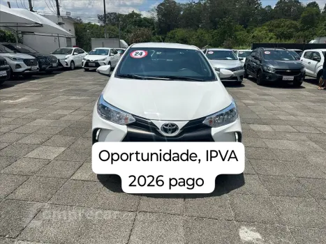 Toyota YARIS 1.5 16V FLEX SEDAN XL MULTIDRIVE 4 portas