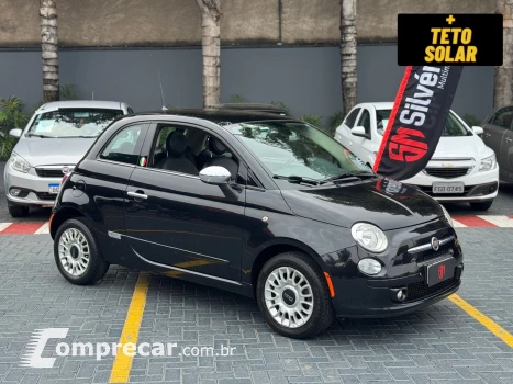 Fiat 500 1.4 Lounge AIR 16V 2 portas