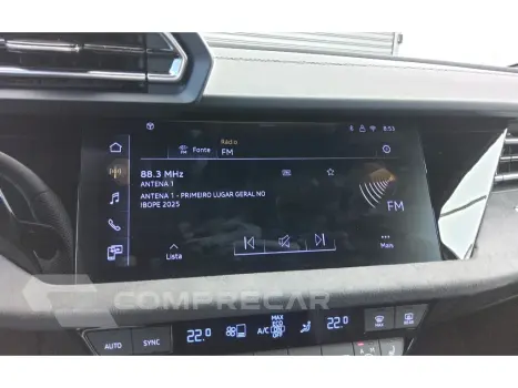 A3 2.0 TFSI GASOLINA SEDAN PERFORMANCE BLACK S-TRONIC