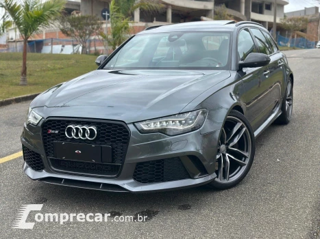 Audi RS6 4.0 AVANT V8 32V BI-TURBO GASOLINA 4P TIPTRONIC 4 portas