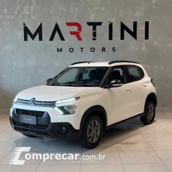 CITROEN C3 Feel 1.0 Flex 6V 5p Mec. 4 portas