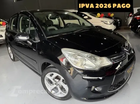 CITROEN C3 1.6 EXCLUSIVE 16V FLEX 4P AUTOMÁTICO 4 portas
