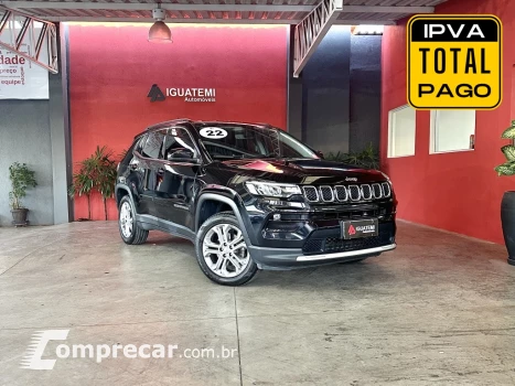JEEP COMPASS 1.3 T270 TURBO FLEX LONGITUDE AT6 4 portas