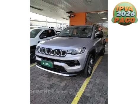 JEEP COMPASS 1.3 T270 TURBO FLEX LONGITUDE AT6 4 portas