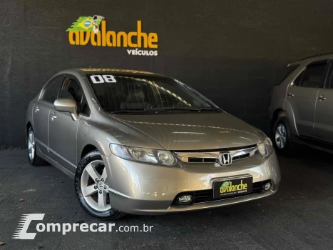 CIVIC 1.8 LXS 16V FLEX 4P AUTOMÁTICO