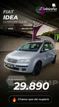 Fiat IDEA 1.4 MPI FIRE ELX 8V 4 portas