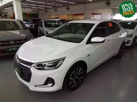 CHEVROLET ONIX 1.0 TURBO FLEX PLUS PREMIER AUTOMÁTICO 4 portas