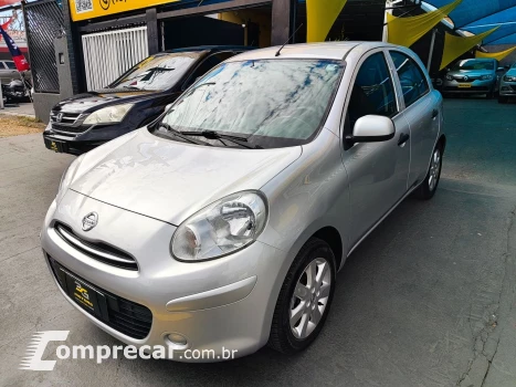 NISSAN MARCH S 1.0 16V Flex Fuel 5p 4 portas